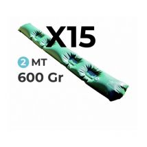 15 Tubolari Salsicciotti in pvc Rinforzato AntiVento AntiRibaltamento per Telo di Copertura Invernale per Piscina - mt. 2 da 600 Gr / Mq - 4