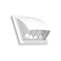 Przybysz - 150/160mm Ventilation Capot D'air Non-Retour L'extérieur Couvercle Conduit Blanc