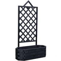 150 cm Trellis Grey Trellis Grey Trellis Rose arch Trellis aiuto Wood Trellis box Rose Trellis Plant box Flower tub Flower stand