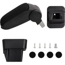 Destockoutils - Car Armrest Black 13x34x(33-46) cm abs vidaXL