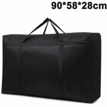 150L grand sac de rangement pour couette à glissière, sac de rangement pliant pour vêtements avec poignée renforcée, sac de rangement sous le lit