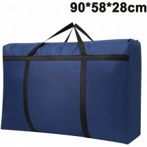 150L grands sacs de rangement pour couette à glissière, sac de rangement pliant pour vêtements avec poignée renforcée, sac de rangement sous le lit