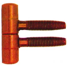 150PZ cerniera anuba in acciaio ottonato ï mm. 14