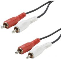 Erard - Cordon 2 rca - Connecteurs nickel - Longeur - 10m