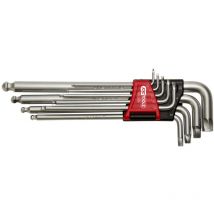 Ks Tools - Jeu de 9 clés mâles 6 pans spéciale empreinte de vis abîmée - 151.2800
