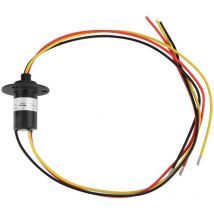 15A Mini 250RPM Hochtemperatur 3 Drähte 0-600V Schleifring, Anti-Jamming Windgenerator für Turbinenleistung