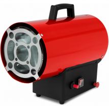 Calentador gas butano, cañon de calor gas 15kW, aerotermo directo, calentador de gas, manguera gas y reductor de presión, protección