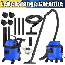 15L 18000PA Staubsauger Nass und Trocken Beutellose Zylinder Reinigung 3 in 1