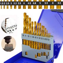 Dayplus - 1.5mm-6.5mm hss Drill Bit Set Hexagon Tool Handle Used For Cordless Screwdriver