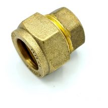 Conex - 15mm Copper Pipe Ending Cap Compression Fitting Connector