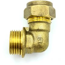 Conex - 15mm x G1/2 Masculin Coutuyau Raccords Compression Laiton Pour Adaptateur