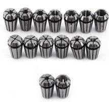 Vtizikl 15pcs Set Er11 Pince À Ressort Serrage Pour Cnc Outil Meulage Machine De Gravure Et De Fraisage Tour À Outil