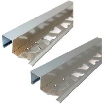 15PZ profilo jolly per piastrelle mm 12,5 h.cm 250 lucido