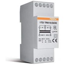 Transformator 15VA Ausgänge 4-8-12V 2 din 1TDTR015/QOD - Perry