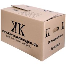 Midori - 15x Umzugskartons Xxl - 50kg Belastbarkeit 2-wellig Stabil 660x360x405 Mm