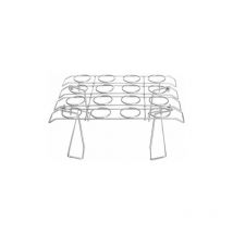 Orchidée - 16 Hole Wrought Iron Ice Cream Cone Placement Rack