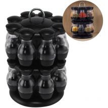 16 étagère à épices rotative étagère à épices carrousel à épices de cuisine récipient à épices