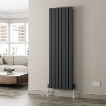 Duratherm - Anthracite Designer Radiator Vertical Horizontal Flat Panel 1800 x 532mm Double Panel