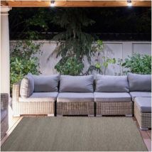 Merinos - Tapis extérieur kilim 67x180 marron rectangle chinaio