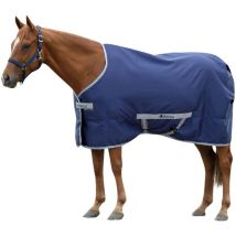 135 cm, Bleu marine: Couverture en coton sergé de Bucas Freedom