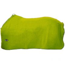 135 cm, Chaux: Couverture polaire anti-boulochage Polar Color pour chevaux avec fermetures à clip sur le devant