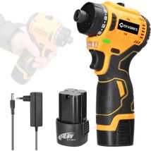 Meterk - 16,8 v Lithium-Schraubendreher, 55 Nm Drehmoment, multifunktionales Reparaturwerkzeug-Set, elektrischer Schraubendreher für Mobiltelefone,
