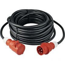 As Schwabe 60366 Alimentazione Prolunga 16 a Nero 10.00 m H07RN-F 5G 1,5 mm²