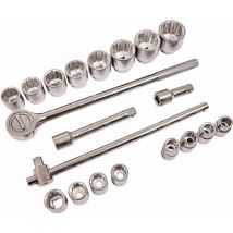 Am-tech - 20pc 3/4'' Socket Set - I0950