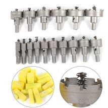 16Tlg/Set Hartmetall Lochsäge Bohrkrone Kreisschneider für Edelstahl Metall
