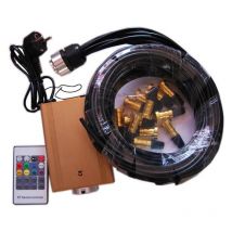 16W warmweißes Glasfaser-Beleuchtungsset für Sauna/Hammam (12 Lichtpunkte) 2