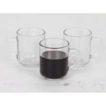 16x Teegläser mit Henkel 245ml Kaffeebecher Kaffee Café Tee Küche Haushalt top