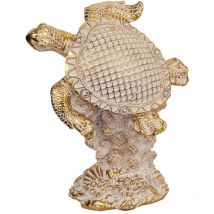 Le Monde Des Animaux - Signes Grimalt Figure di figura animale Figura Turtle Golden Animals 23x9x19cm 28008