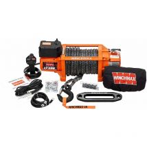 Winchmax - 17,500lb (7,938kg) 'sl Series' Original Orange 24v Winch. 26m x 13mm Dyneema Rope, Wireless Remote Control.