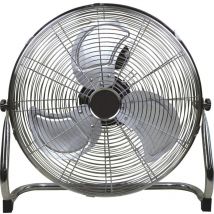 18' Chrome 3-Speed Floor Fan