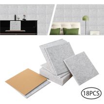Senderpick - 18 habitaciones Paneles acústicos, absorbentes acústicos Insonorización con azulejos de alta densidad