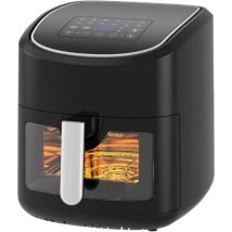 Melchioni - 1800 W Heißluftfritteuse, 8 L / 2,5 Kg, Touchscreen Mit Sichtfenster
