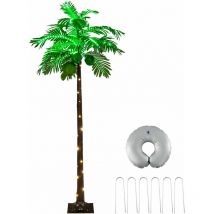 180cm led Lighted Artificial Palm Tree Hawaiian-Style Tropical Palm Tree