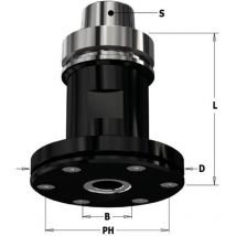 183.421.30 mandrino HSK-63F (H=94) portalama F=30x6.5mm D2=98 c/flangia