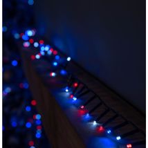 Samuel Alexander - 18.7m 750 led TreeBrights Christmas String Lights with Timer in Blue, White & Red