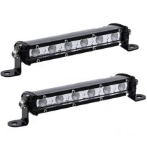 Tinor - 18cm 18W Slim led Reversing Lights 12V, 12v led Work Light, Long Range led Spotlight for Trailer, Car, Motorcycle, 4x4 Accessory...
