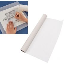 Treetalk - 18in 44cm Wide Tracing Paper Roll White High Transparency Clear Ink Absorption Pattern Paper for Sewing Drafting 23m / 75.5ft