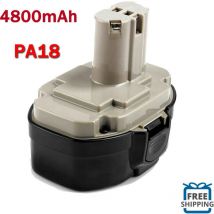 18V 3.6Ah Ni-MH pour Makita PA18 1822 Batterie 1823 1834 1835 1835 192826-5 192827-3 192829-9 193159-1 193140-2 193102-0 4334D 5026DA 5036DA 5046DA