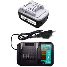 (2 pièces) 1X Batterie & 1X Chargeur Pour Makita BL1813G 18V 3,0Ah BL1815G BL1820G BL1840G HP457D DF457D DK18041 DK18015 Chargeur DC18WA (14,4V &18V )