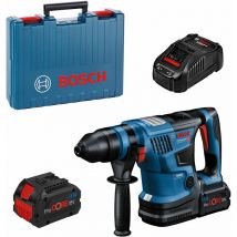 Bosch Akku-bohrhammer Biturbo Gbh 18v-34 Cf Mit 2x 8,0 Ah Procore Akkus + Lader