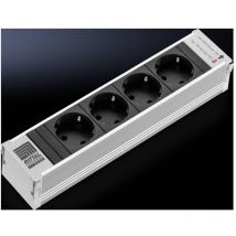 7856.100 19 pollici Multipresa per armadio rack Presa schuko Nero - Rittal