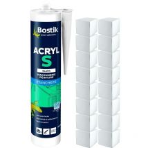 192 Mastics Acryliques Bostik Acryl s 310 ml blanc