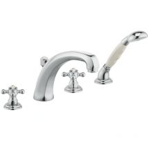 Kludi - Adlon - Mitigeur de baignoire, 4 trous, chrome 515240520