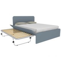 Letto matrimoniale 160x200 con rete estraibile e sollevabile - Avio/Marina