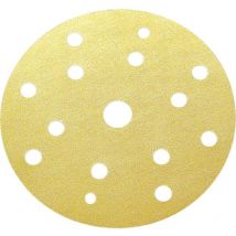 Sia Abrasives 1944 Siaone Discs 150mm P80 15-Hole Gold-Yellow (Pack of 50)