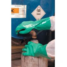 1970E Fleximax Green Nitrile Gloves - Size 9 - Comasec